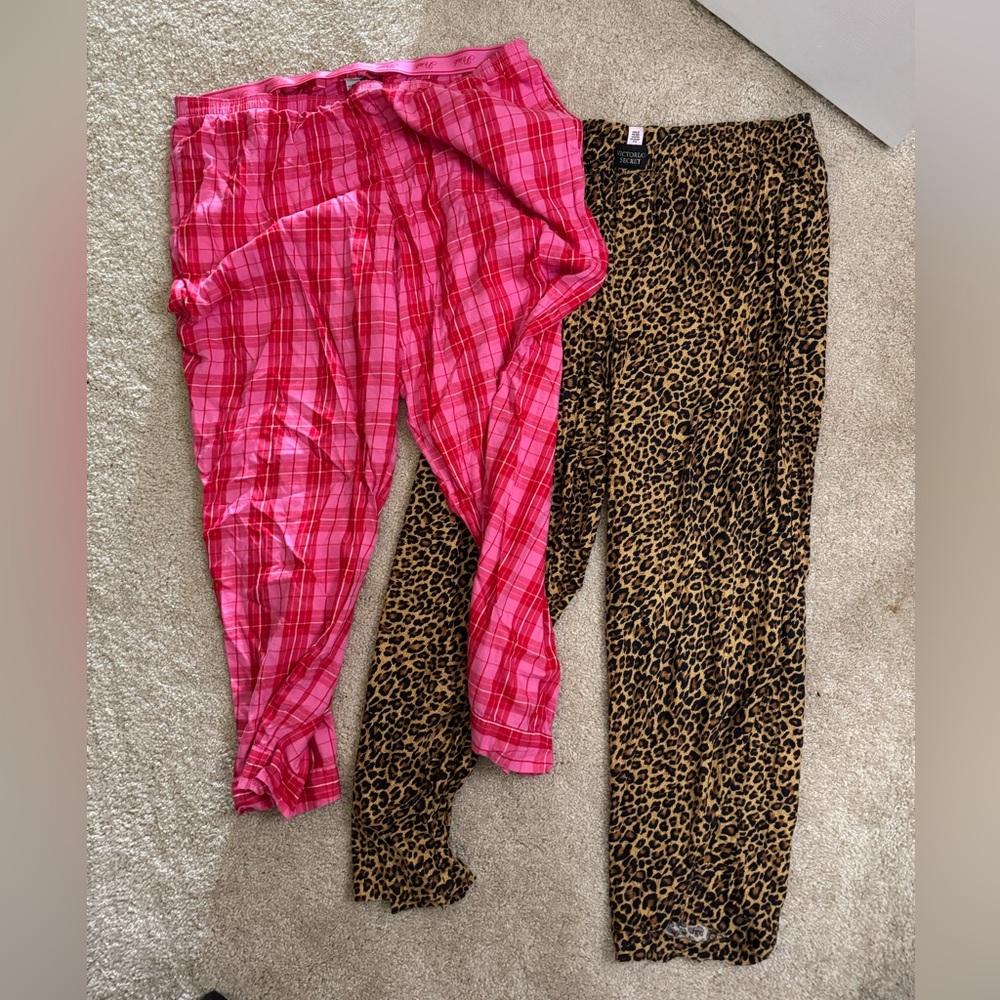 Victoria's Secret PINK Pajama Bottom Bundle - Picture 2 of 5